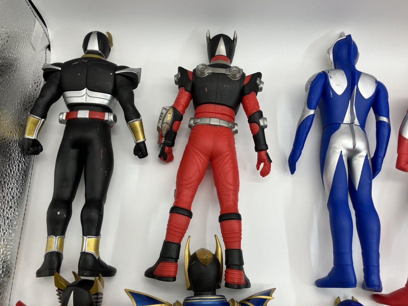 ソフビ、 レンジャー・仮<!-利用不可文字-!>ライダー フィギュアセット 