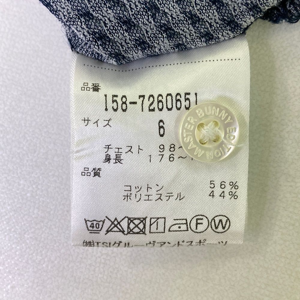 マスターバニーエディション　ゴルフポロシャツ　未使用 サイズ 6 サイズ：6 MASTER BUNNY EDITION マスターバニーエディション