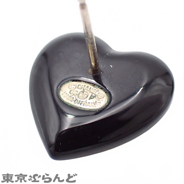 シャネル CHANEL ココマーク ハートモチーフ ピアス 06P ヴィンテージ