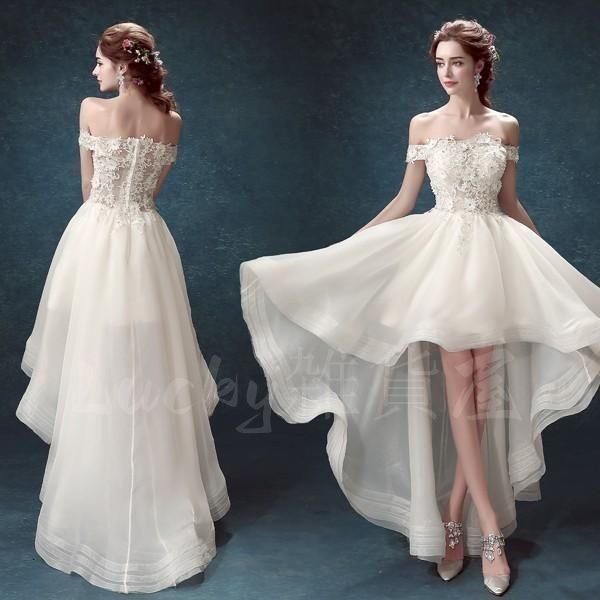 新品　ウェディングドレス 結婚式 二次会 エンパイアドレス 楽天市場】ウエディングドレス エンパイア 二次会ドレス