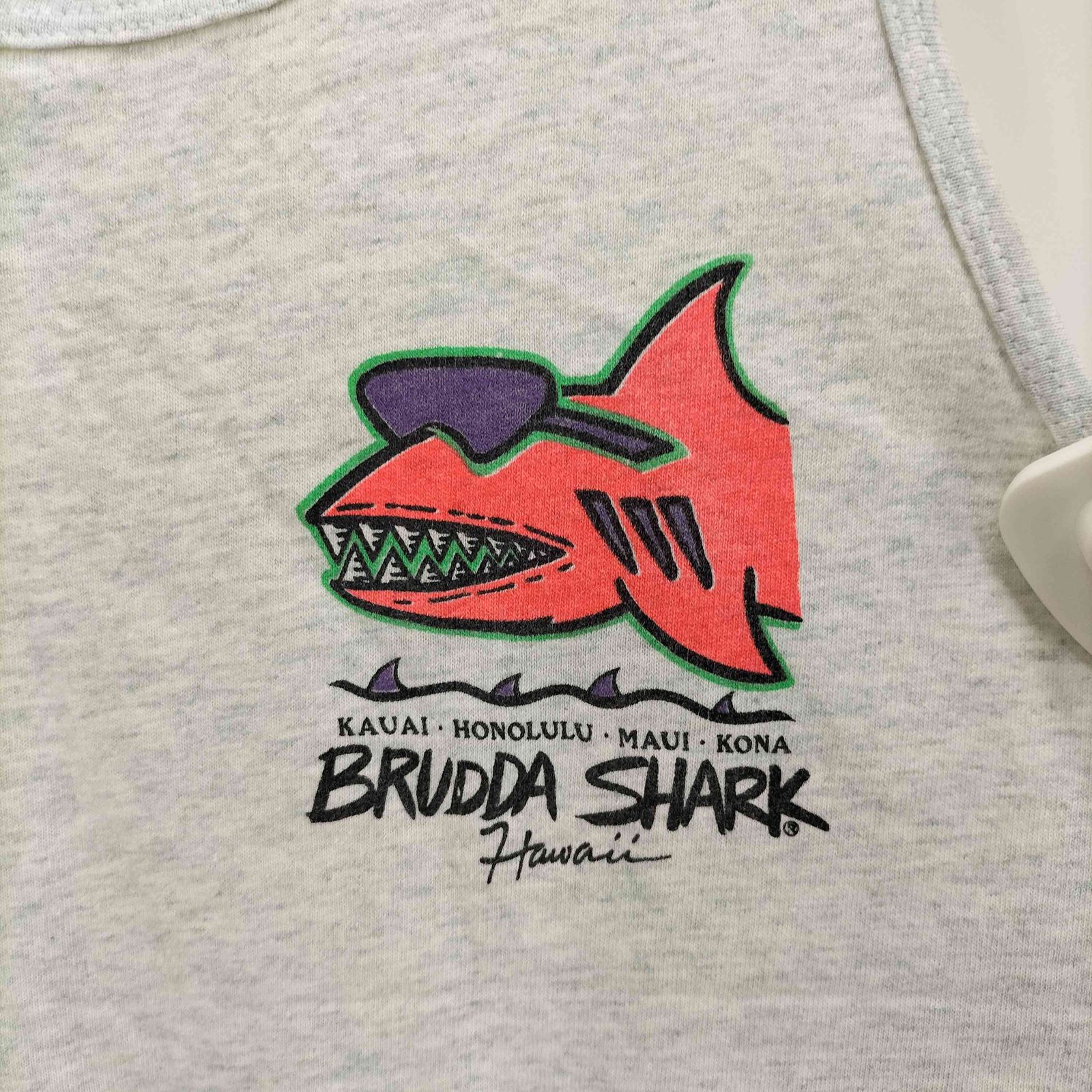 今話題のアイテムを OF FRUIT 90S USED古着 ユーズドフルギ THE SHARK BRUDDA LOOM トレーナー+スウェット