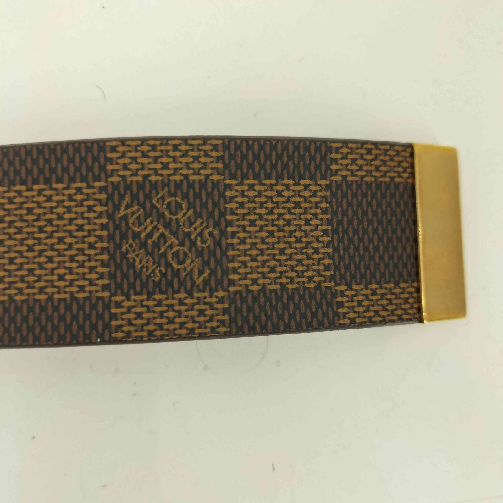ルイヴィトン LOUIS VUITTON ダミエ サンチュール・キャレ レザー