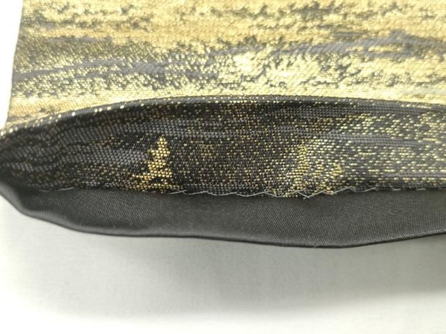 平和屋本店□極上 本加賀友禅作家 木村雨山 六通柄袋帯 唐織 松葉 金