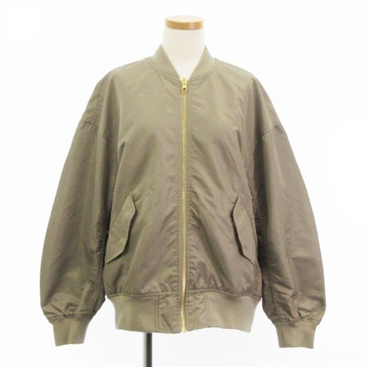 green label relaxing】MA-1 ブルゾン カーキ（green label