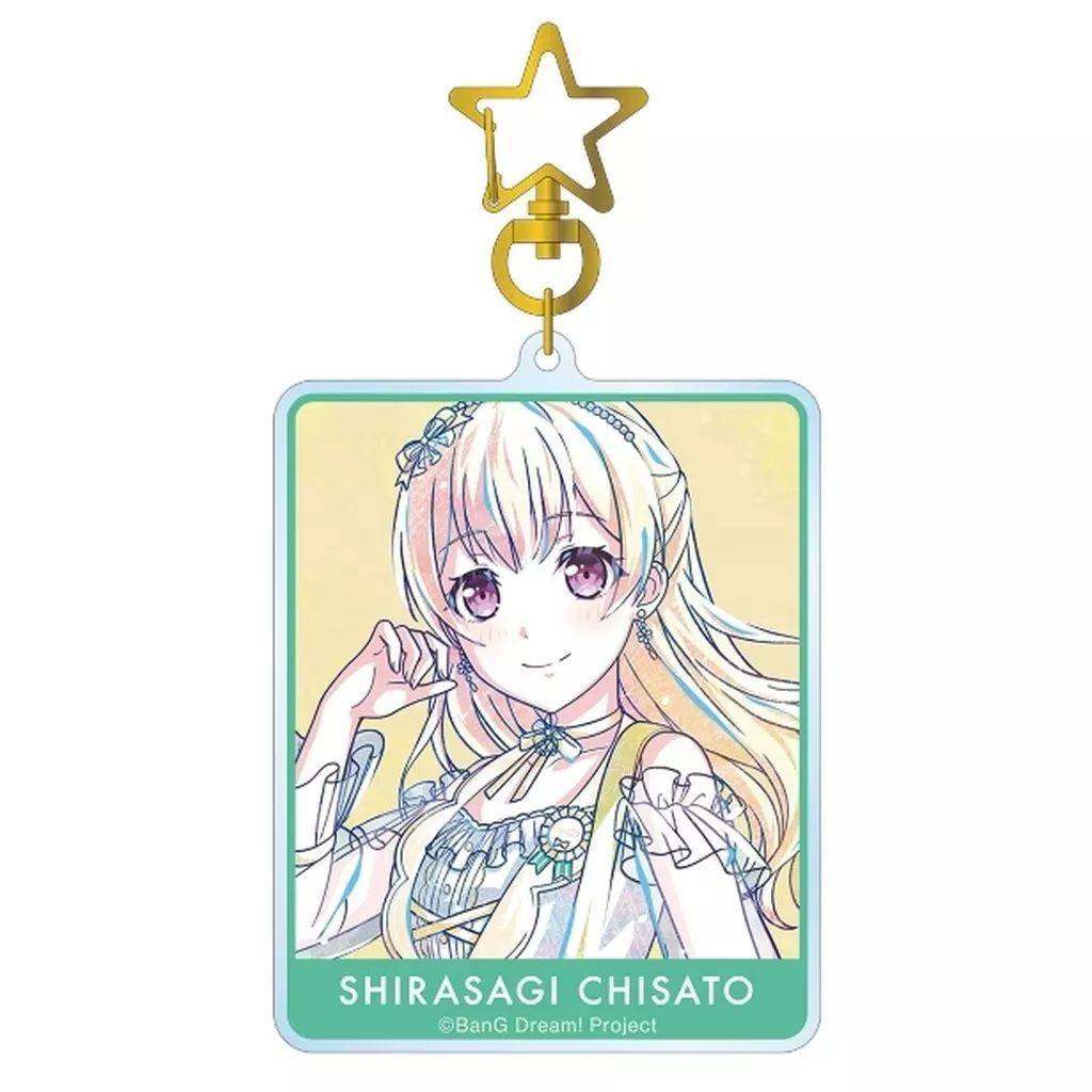 中古】キーホルダー 白鷺千聖 Ani-Art 第5弾 BIGアクリルキーホルダー