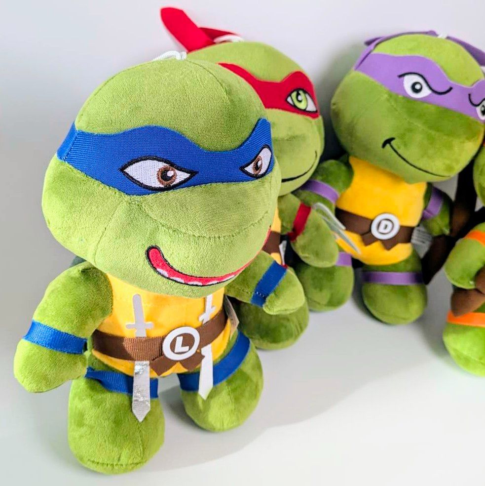 TEENAGE MUTANT NINJA TURTLES ドナテロ ぬいぐるみ Large Purple Ninja Turtle Plush Toy DONATELLO 14 inch tall