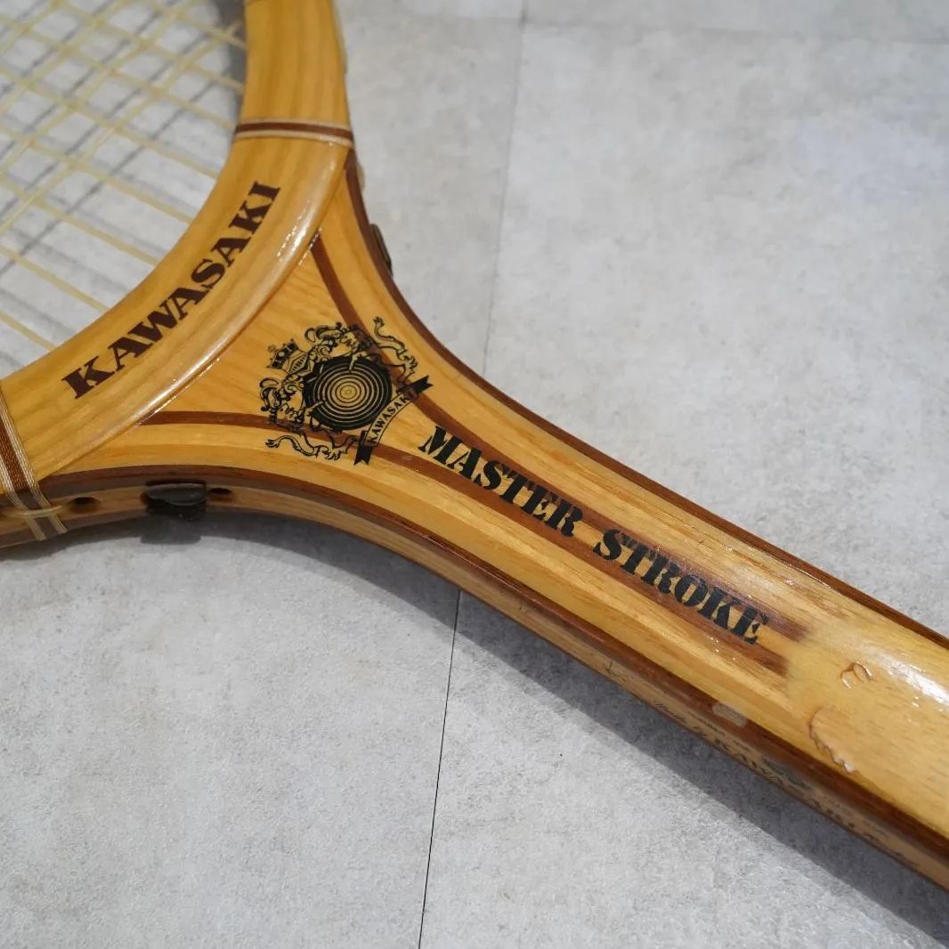 KAWASAKI （カワサキ）製 MASTER STROKE 木製 テニスラケット