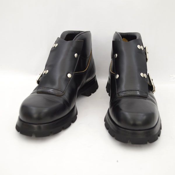 JIL SANDER ジルサンダー ショットブーツ 37.5 本革 白