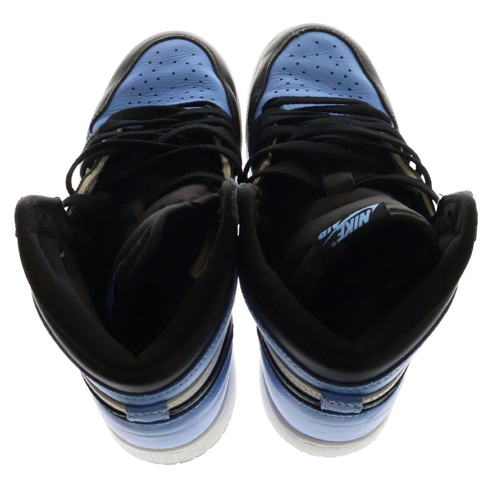 Air Jordan 1 ブラック/ブルー ハイカットスニーカー Nike Air Jordan 1 ハイカットスニーカー - メルカリ