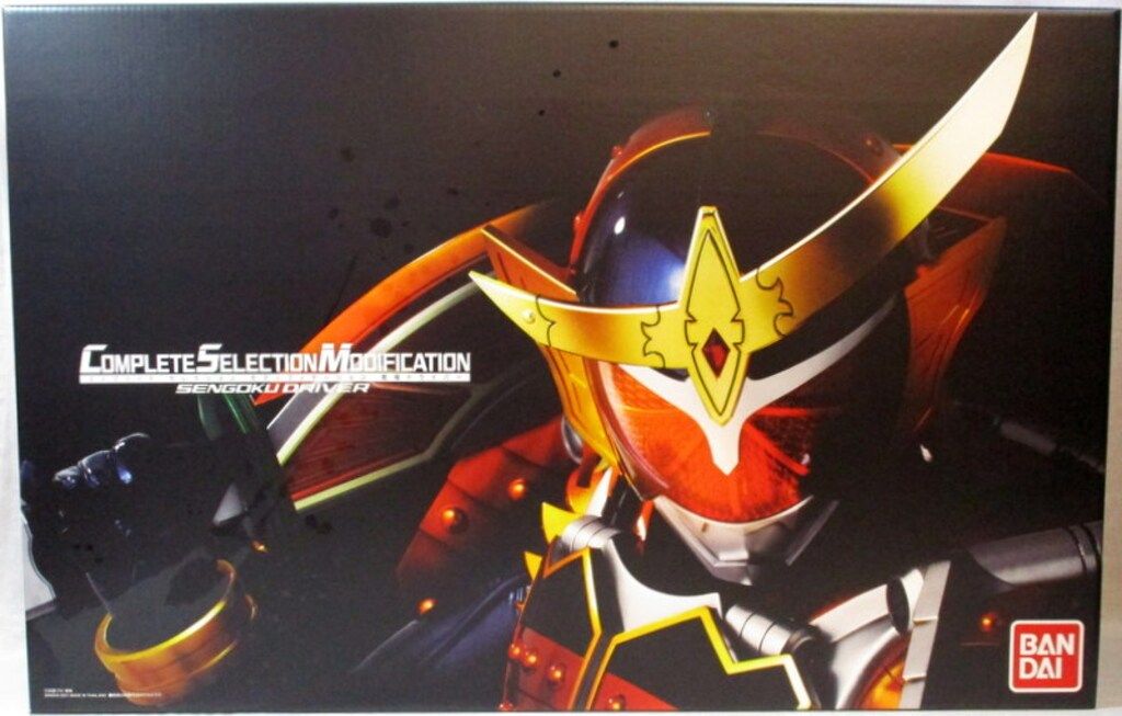（S）極美品　コンプリートセレクション　モディフィケーション　戦極ドライバー バンダイ コンプリートセレクションモディフィケ-ション 仮面