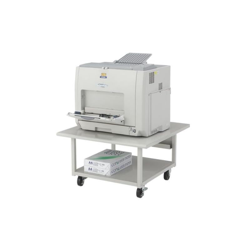 ナカバヤシ プリンタラック 大型レーザープリンタ対応 ホワイトグレー RPX-L770 0