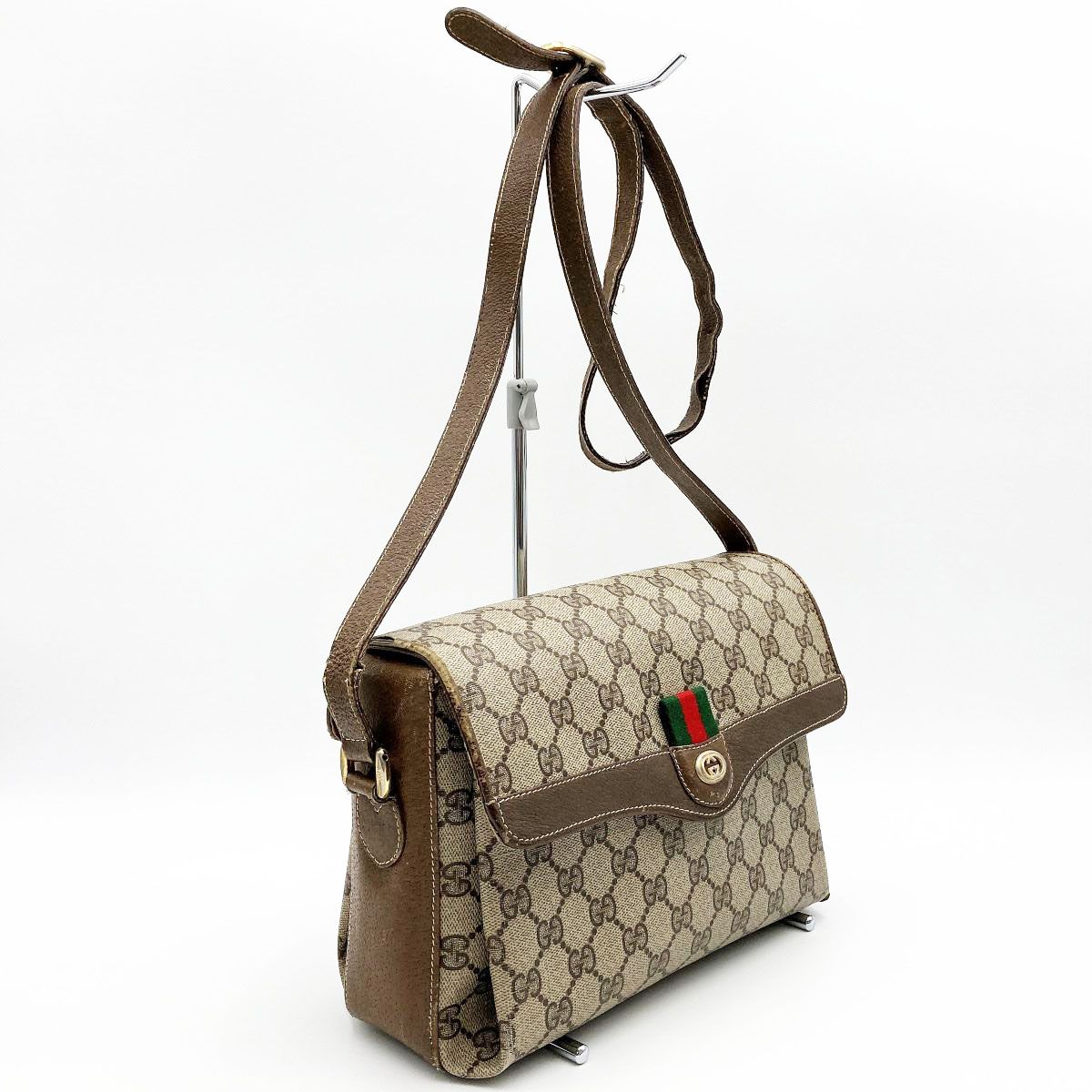 GG GUCCI】グッチ GGスプリームシェリーライン メッセンジャー