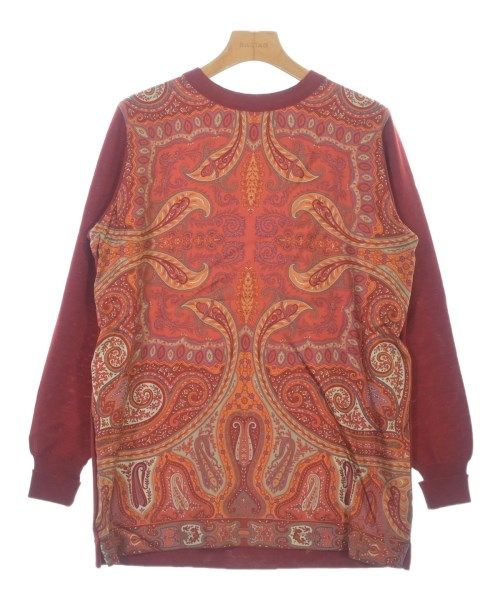 ETRO エトロ　ニット　セーター　42 オレンジ　赤　茶色　ペイズリー ETRO ニット・セーター レディース 【古着】【中古】【送料無料