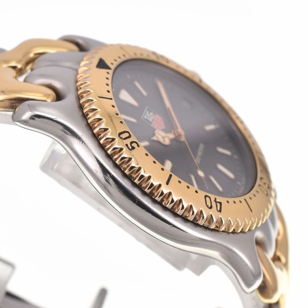 タグホイヤーS95.206M/Eメンズ タグホイヤー TAG HEUER S95.206M S/el SS/GP クォーツ メンズ良品 E