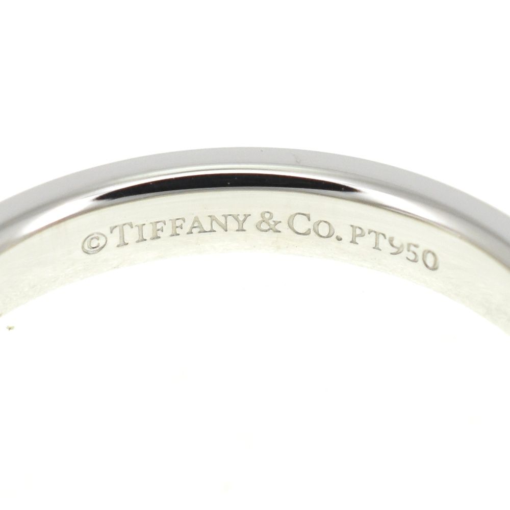 美品 ティファニー 13号 pt950 フラット バンドリング 指輪 リング 楽天市場】Tiffany&Co. ティファニー バンドリング ダイヤモンド