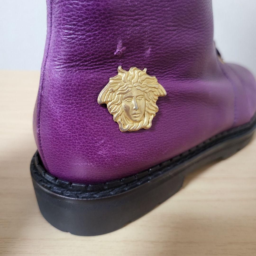 VERSACE ヴェルサーチレースアップブーツ