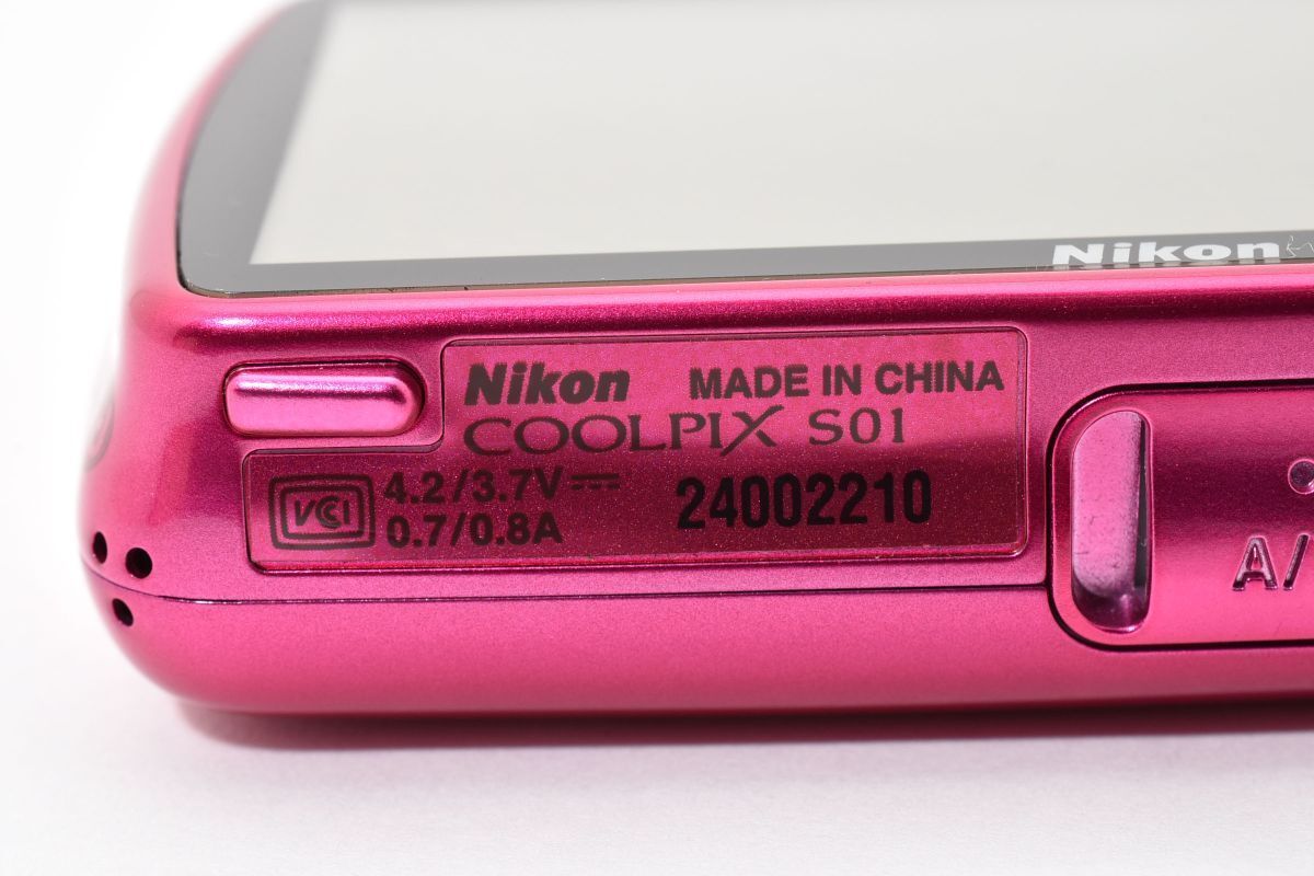 美品 Nikon COOLPIX S01 ピンク 元箱付き AYM4690#190 - メルカリ