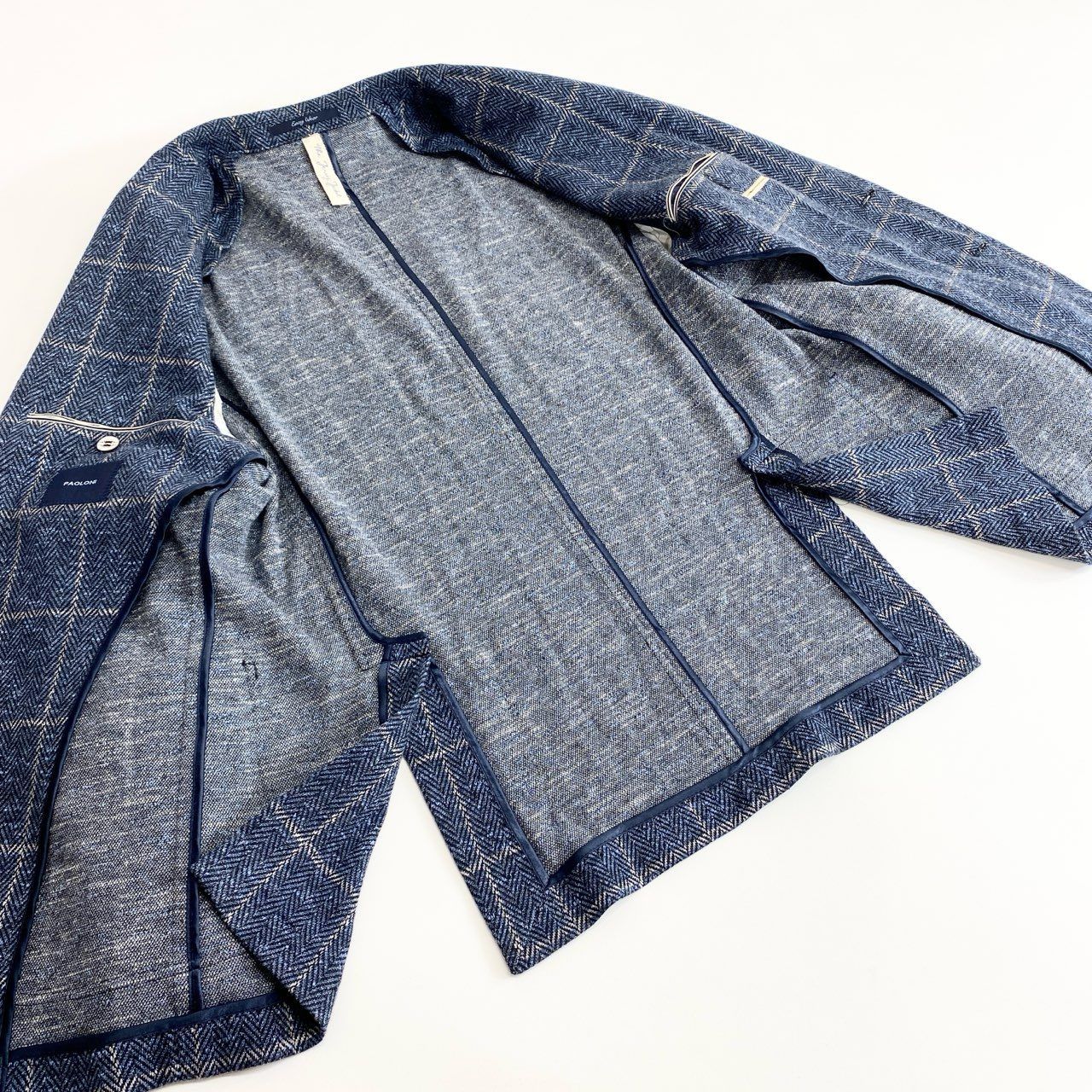 美品✨パオローニ　PAOLONI　テーラードジャケット　リネン　水色　春夏　XL 楽天市場】【サマーSALE】【半額以下】 パオローニ PAOLONI