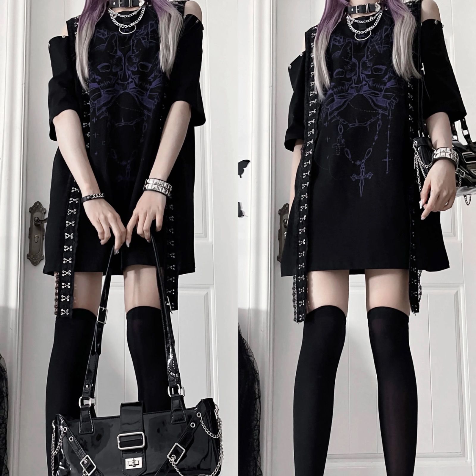 レア　アルゴンキン　コルセット付き　ミニスカート　パンク　ゴスロリ　y2k 美品アルゴンキン巻きスカートゴシックパンクゴスロリ原宿地雷系