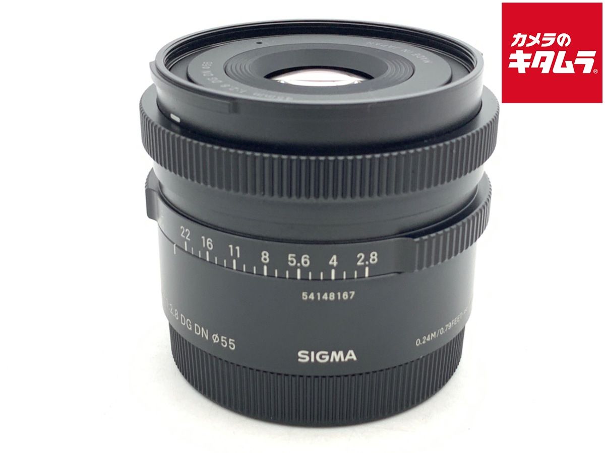 中古　美品　SIGMA C 45mm F2.8 DG DN ソニーE用 45mm F2.8 DG DN [ソニーE用] 中古価格比較 - 価格.com
