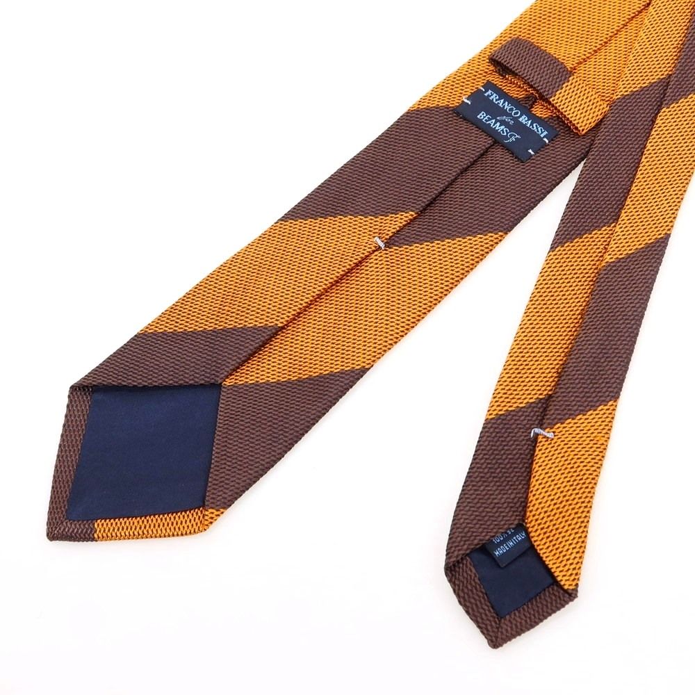【ほぼ未使用】【ＳＨＩＰＳ別注】ＦＲＡＮＣＯ ＢＡＳＳＩフランコバッシ ネクタイ FRANCO BASSI (フランコバッシ) 2024年春夏コレクション