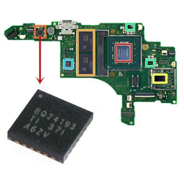NINTENDO Switch 充電電源制御 コントロール 本体 マザーボード