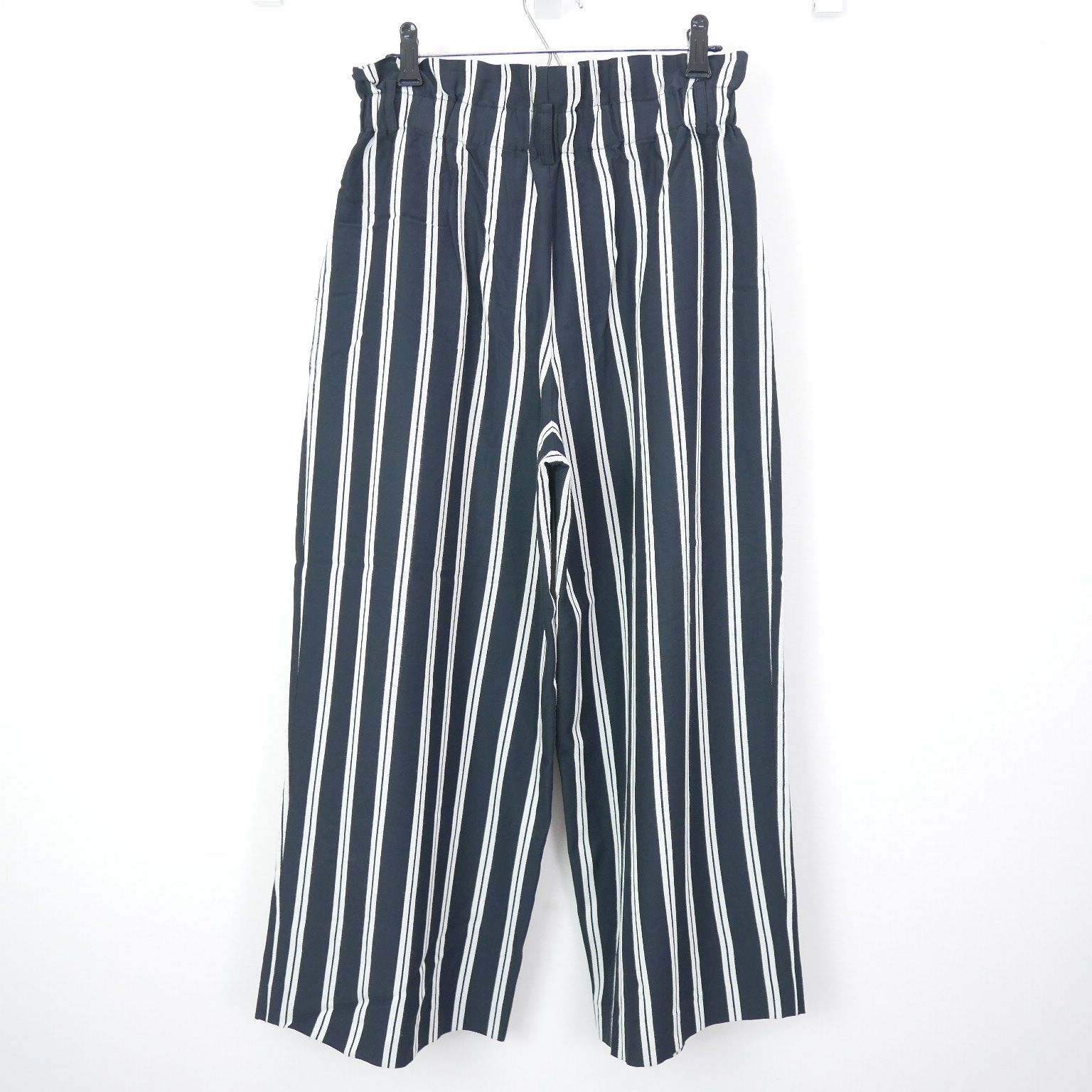 adam et rope パンツ ベルト付き Adam et Rope アダム エ ロペ ベルト付き ストライプ ワイド