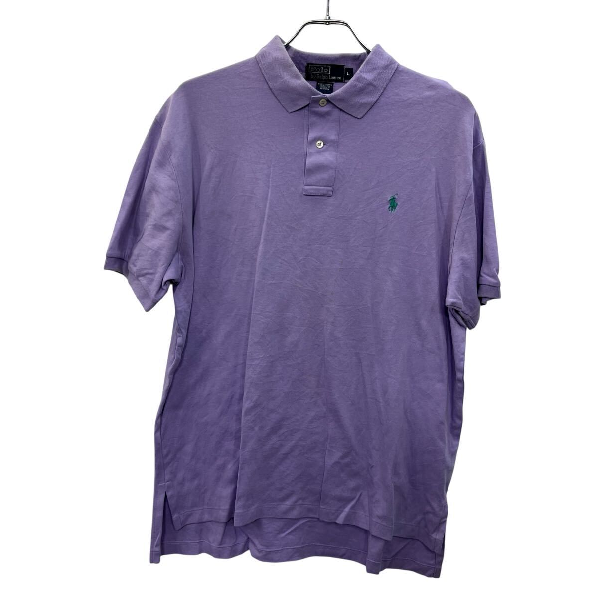 POLO RALPH LAUREN 半袖 ポロシャツ L パープル ポロラルフ