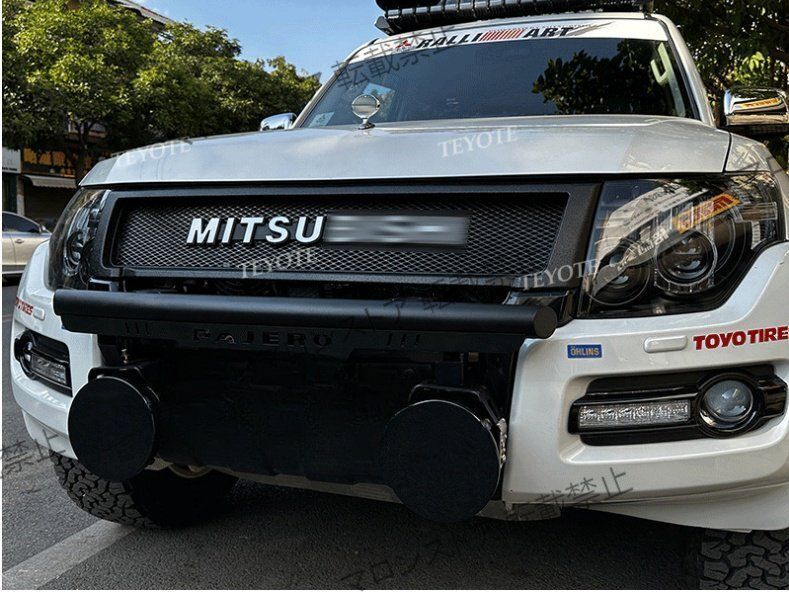 車用フロントグリル V73型対応 バンパー用 男性向け オフロード風外装パーツLMQ993