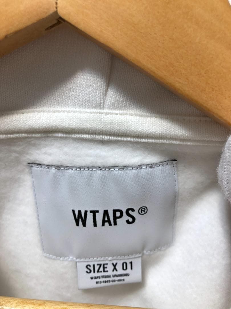 062032 WTAPS OBJ 01 HOODY COTTON. PROTECT パーカー 01 ホワイト