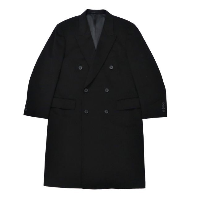 VALENTINO RUDY カシミヤ ダブルチェスターコート 94A6 Valentino Rudy カシミヤ ダブルチェスターコート 94A6 ブラック