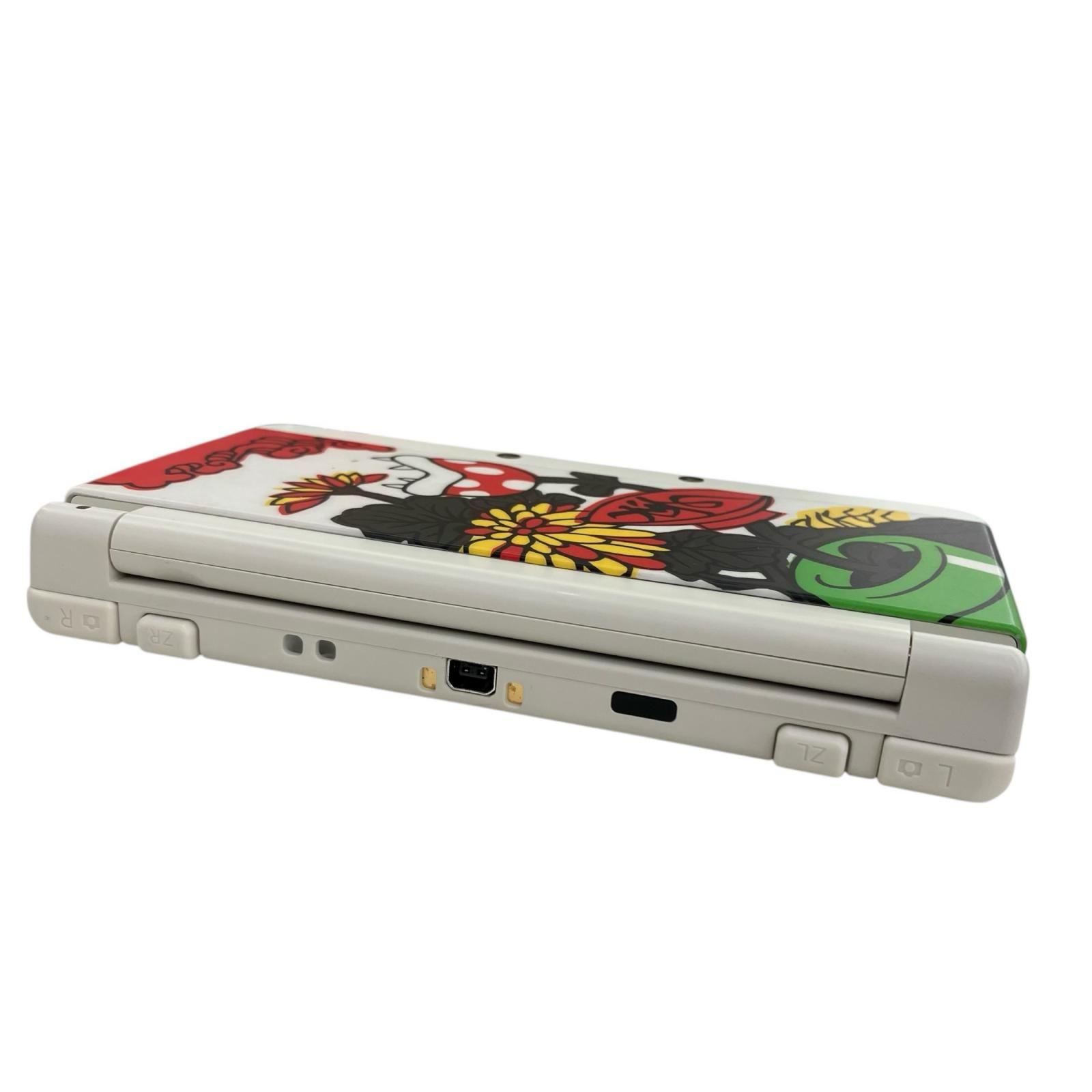 186000 現状品 Nintendo 任天堂 New 3DS 花札テレサきせかえ ホワイト UP786_INFO