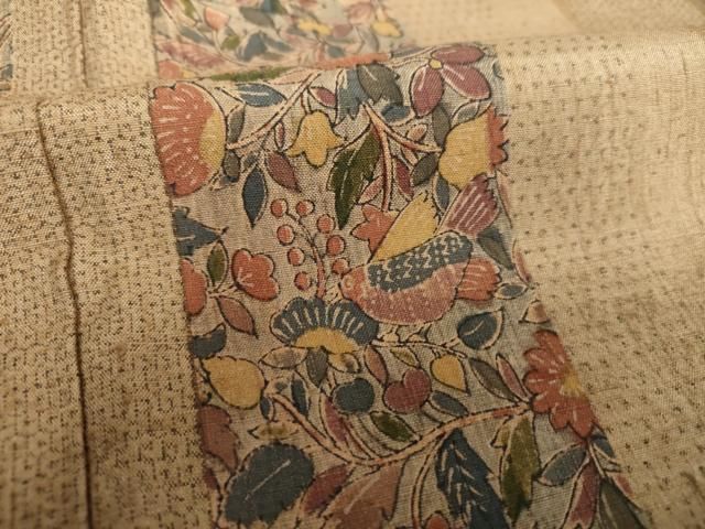 平和屋着物○伝統工芸士 七代目 吉澤与市 結城紬 染織 さらさ舘 古代