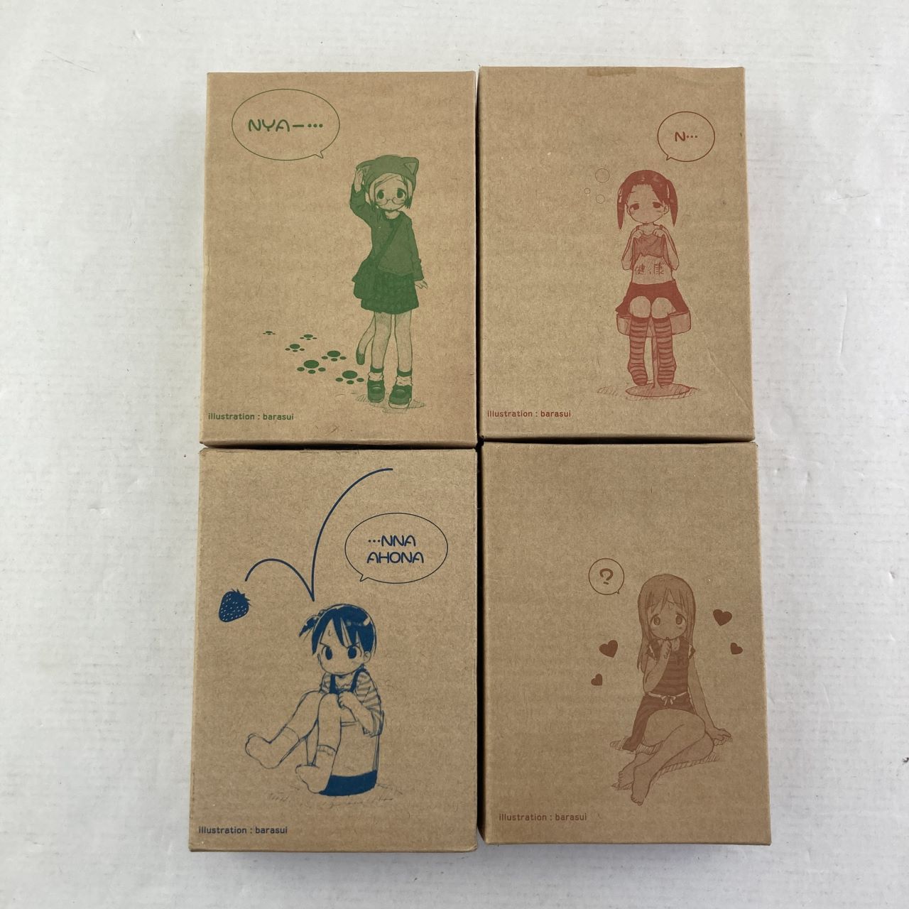 苺ましまろ 非売品 フィギュア 4種セット 電撃大王 付録 03w08504 苺ましまろ 非売品 フィギュア 4種セット 電撃大王 付録