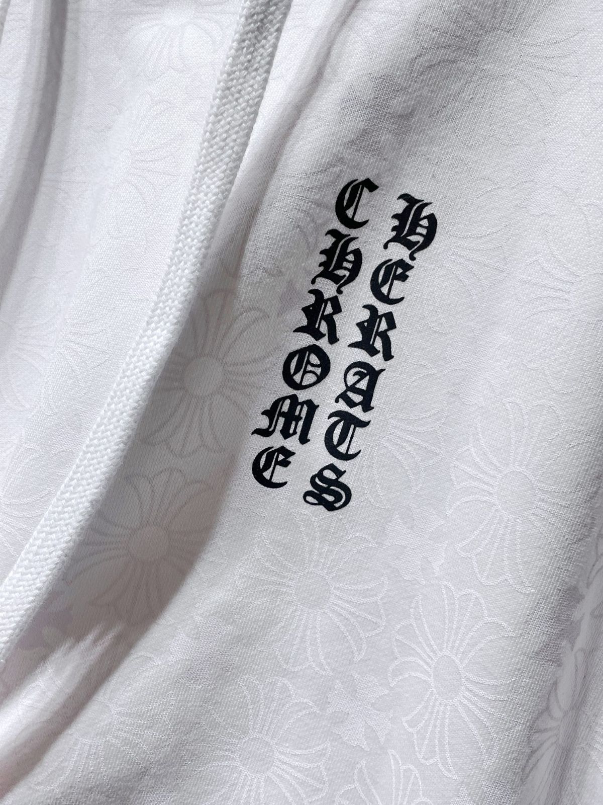 希少♪CH◆ StBarth ホースシューロゴ ホワイトフーディー クロムハーツホースシューロゴパーカー at SHENGLI ROAD MARKET