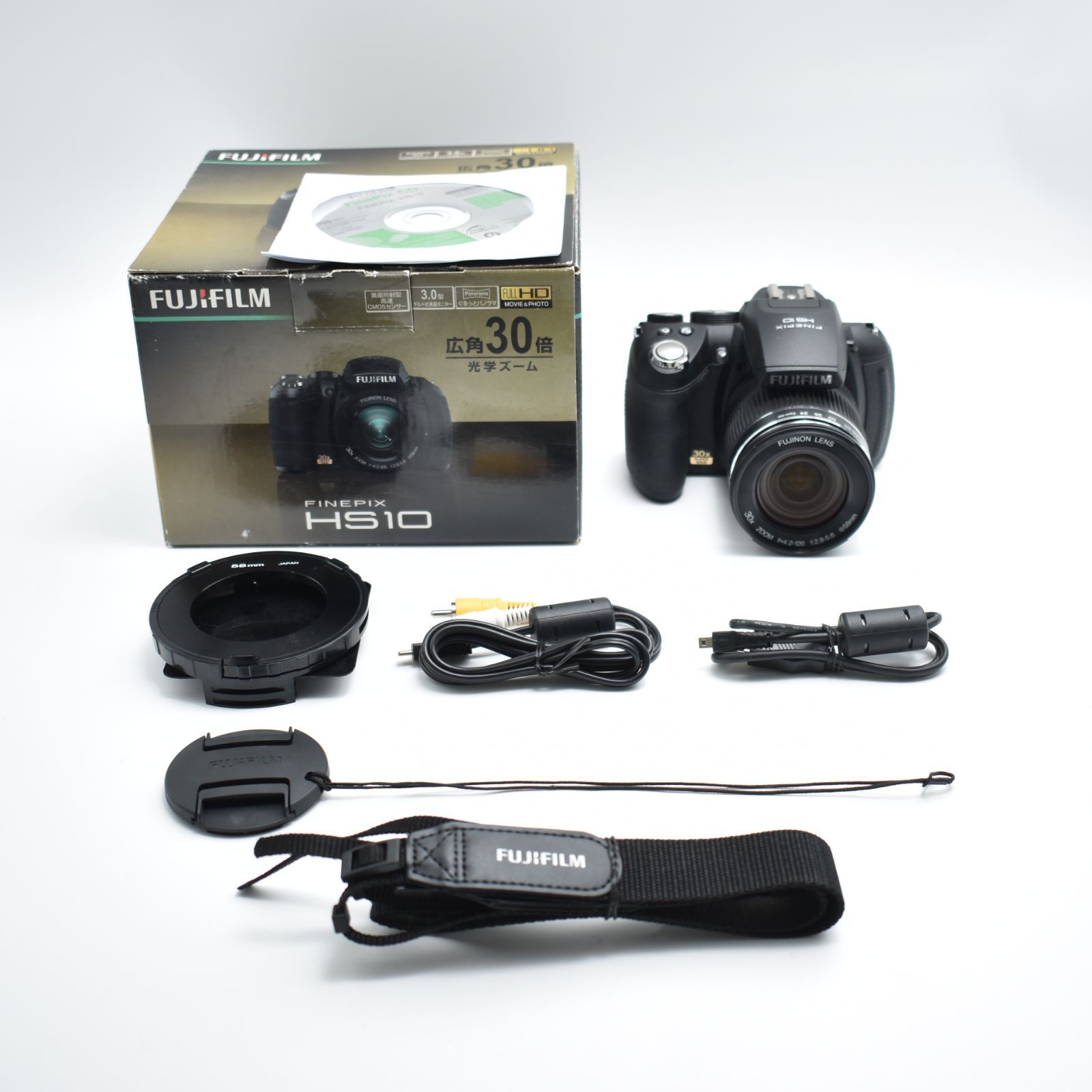 B 8211 FUJIFILM デジタルカメラ FinePix HS10 ブラック FX-HS10