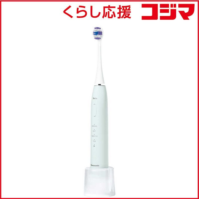 未開封 パナソニック 電動歯ブラシ ドルツ |音波振動式 |AC100V-240V ミントグリーン EW-DA18-G ♥ 送料無料