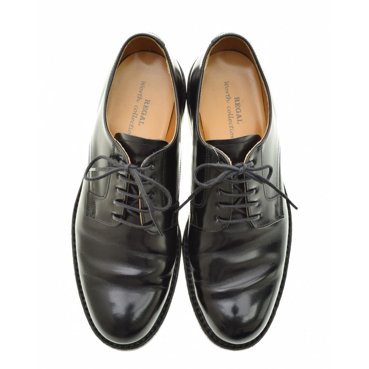 REGAL】Worth collection J636 外羽根 プレーントゥレザーシューズ
