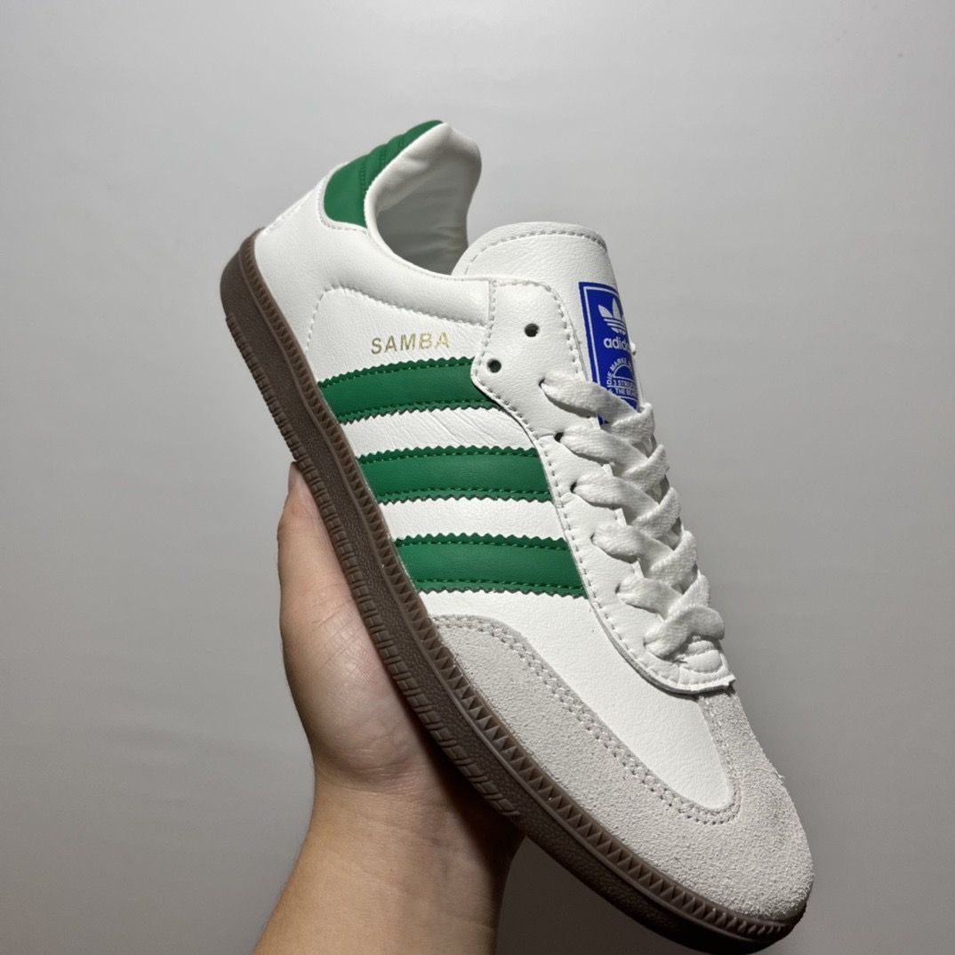 新品未使用 ADIDAS SAMBA OG ホワイト グリーン