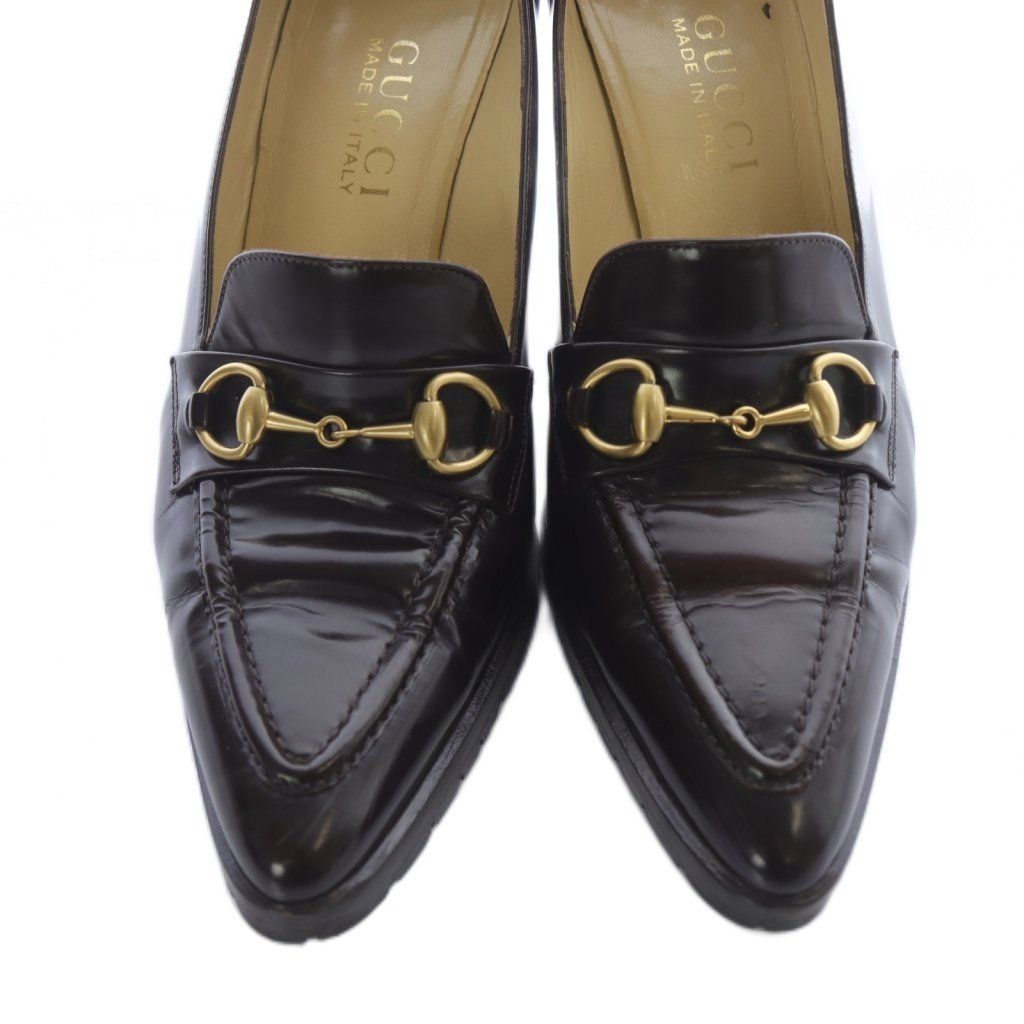 グッチ ホースビットパンプス