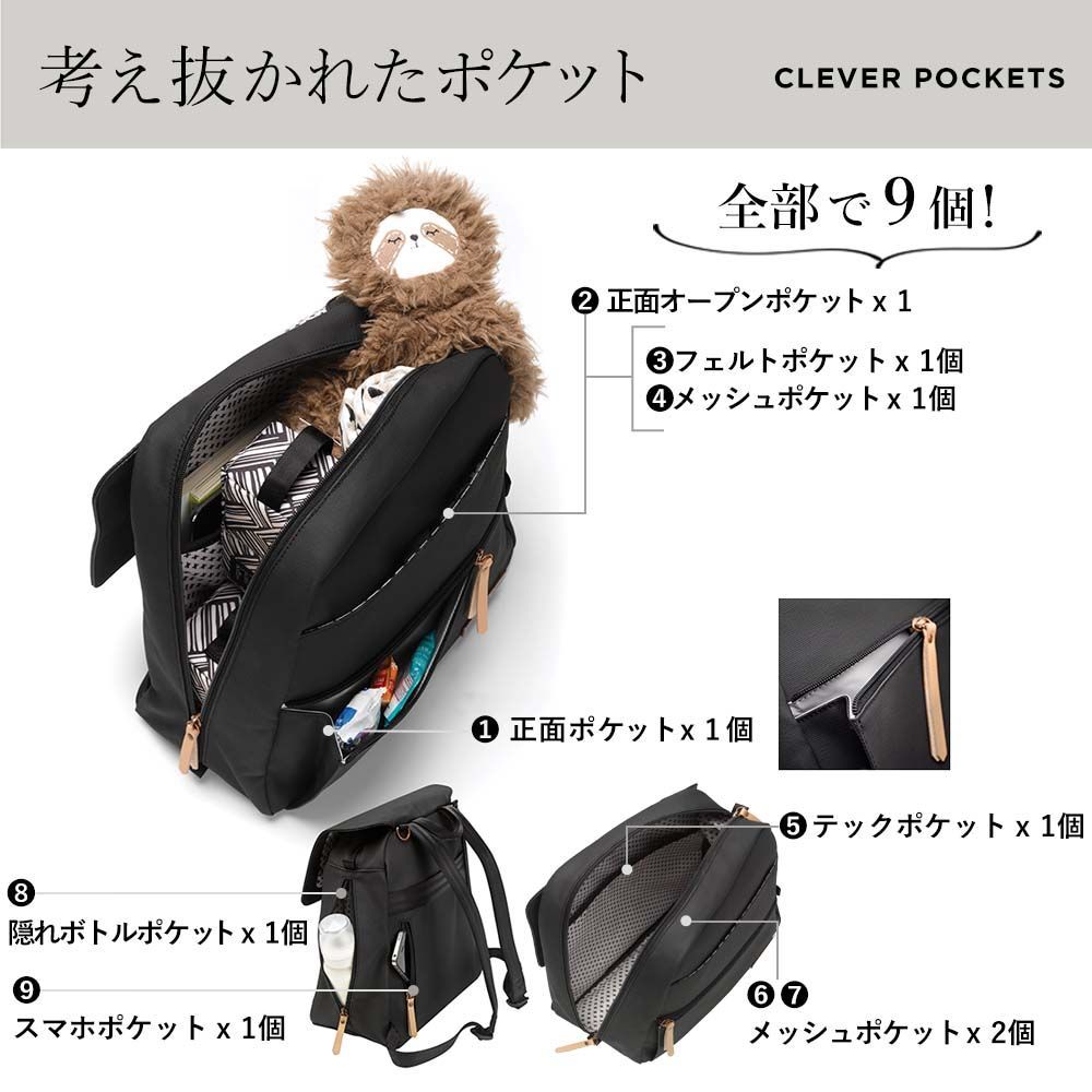 【在庫限り】【新品 正規品】ペチュニアピックルボトム メタ マザーズリュック マザーズバッグ ママバッグ ママリュック レディースバッグ 鞄 自立 大容量 オムツ替えシート 母の日 ◆1