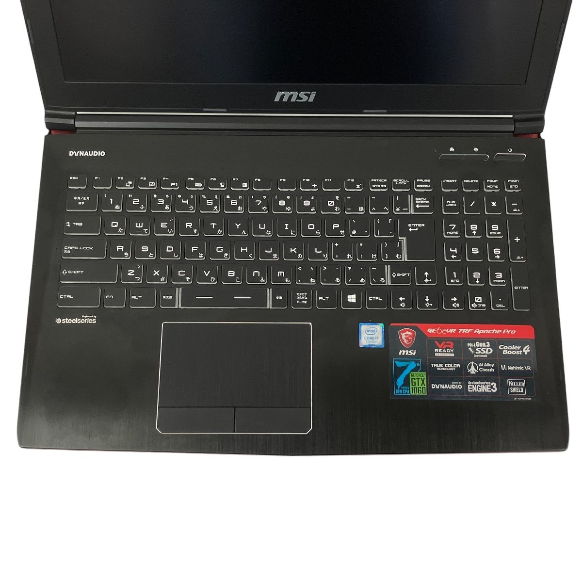 MSI GE62VR 7RF-828JP ゲーミングノートPC Core i7-7700HQ 16GB SSD 256GB HDD 1TB WIN11 GTX  1060 15.6インチ FHD 中古 良好 T9258326 - メルカリ