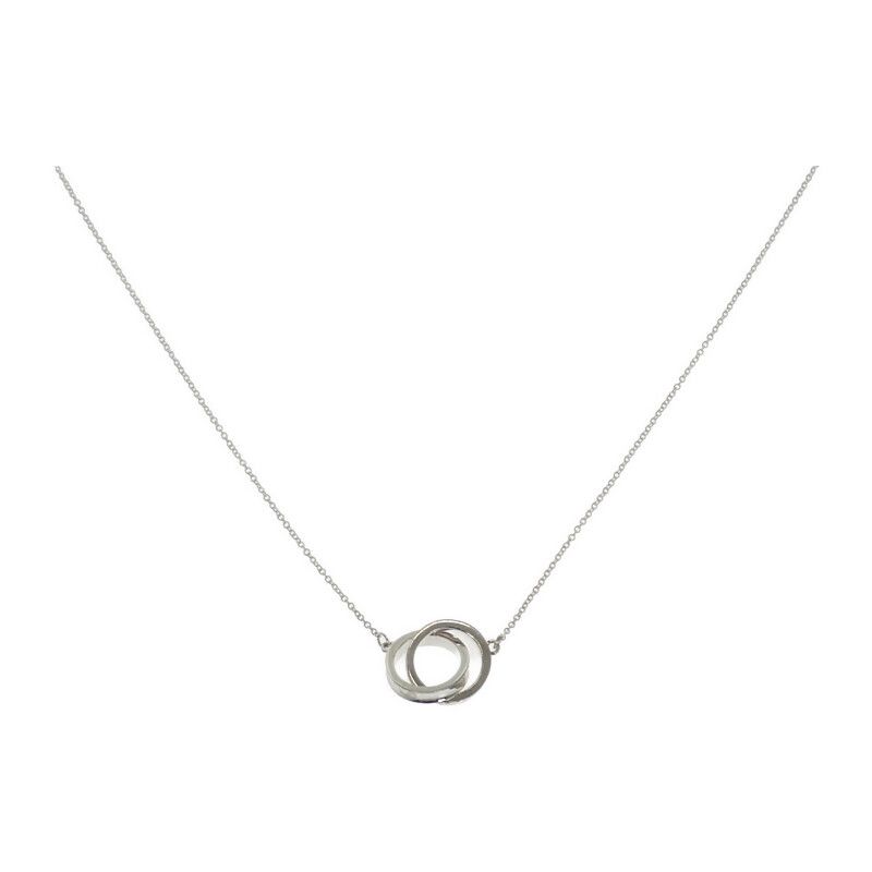 ティファニー TIFFANY-Co. インターロッキングサークル 60013808 ネックレス シルバー925 レディース 上品 ABランク
