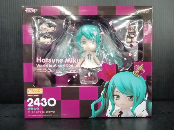 【未開封】　初音ミク　ワールドイズマイン　ねんどろいど　2430 ねんどろいど 初音ミク ワールドイズマイン 2024Ver