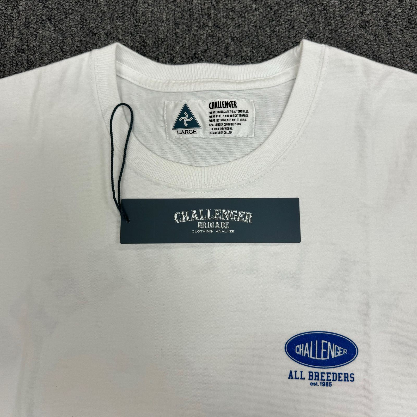CHALLENGER FLAME FISH TEE クルーネック プリント Tシャツ