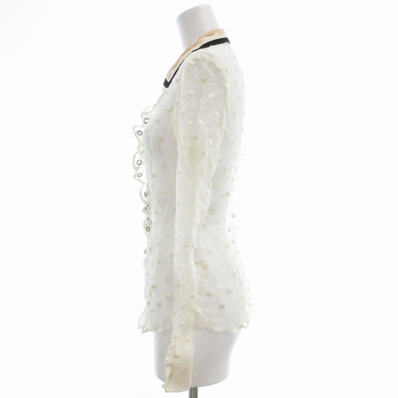 レッド ヴァレンティノ RED VALENTINO シアーシャツブラウス
