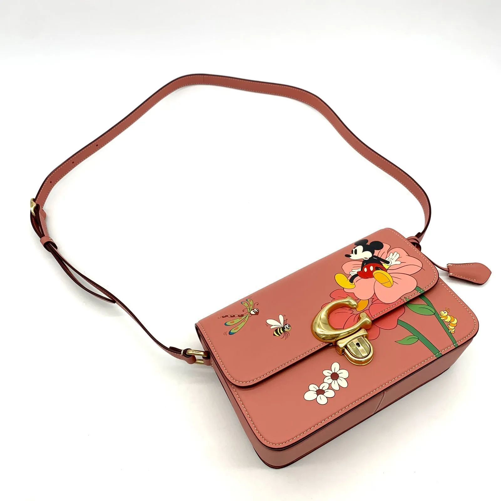 バッグ　ミッキーマウス＆フラワー カン ストゥディオ ショルダーバッグ 「ディズニー100×COACH」 公式】COACH – コーチ | 【DISNEY X COACH】ストゥディオ