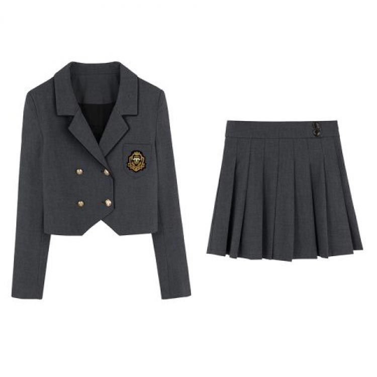 卒業式 スーツ 女の子 韓国 制服 4点セット 卒服 女の子 プレザー  