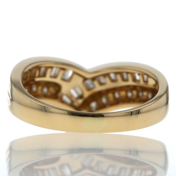 K18 ゴールドリング #9 K18 カラーゴールドリング〕K18 リング イエローゴールド (幅約