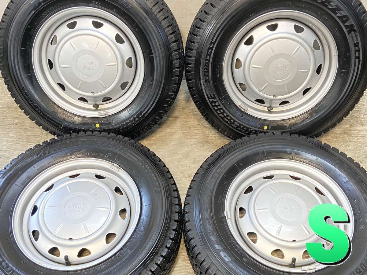 165R13 6PR ブリヂストン ブリザック VL1 JECT LZ 13x5.0 100/110 